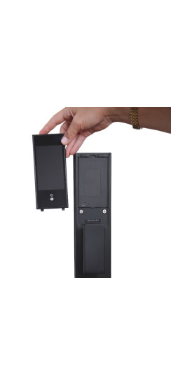 Электронный замок Smart lock DZ 888 | Высококачественный алюминиевый сплав, Черный, 440*70*65