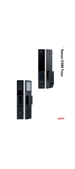 Sanyo D300 Tuya | Алюминиевый сплав, сталь, пластик, Черный матовый, глянцевый, Внешняя ручка: 410х70х55, Внутренняя ручка: 430х75х65