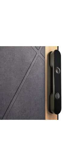 Электронный дверной замок Aqara D100 Zigbee Edition | Прочное стекло и металл с износостойким напылением, Черный, 393.8 мм*74.2*58,6мм