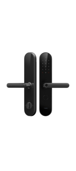 Замок дверной Aqara N100 | Алюминиевый сплав, пластик, Черный, 380.9 х 76.9 х 25мм