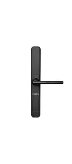 Электронный дверной замок Philips EasyKey DDL608-5HWS | Алюминиевый сплав, Черный, 43 х 324,72 х 72 мм