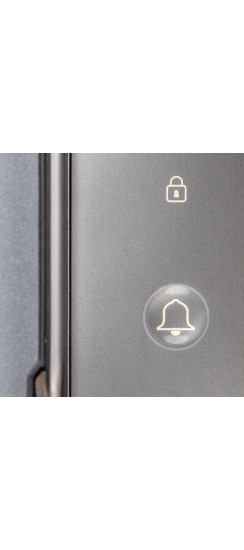 Электронный замок Smart lock DZ016Pro | Высококачественный алюминиевый сплав, Сапфирово-серый, 430*80*60