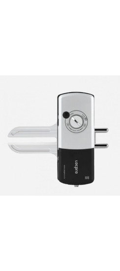 Электронный дверной замок для стеклянной двери LocPro GL725B2 Series Black | Металл, Черный, Внешний 71 × 175 × 35 мм, внутренний 71 × 180 × 18.5мм