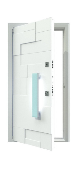 Арт. 125х35 Glass Facet Premium White, L-700 мм