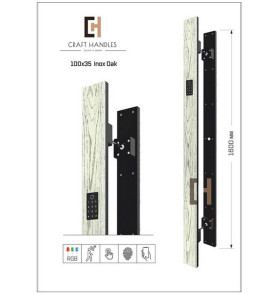 Арт. 100х35 Premium Oak + Dircode , L-1600 мм