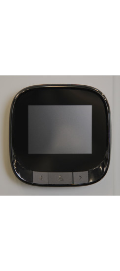 Видеоглазок Лайт Smart | Черный, Внешние: диаметр 30 мм.  Внутренние: 80*80*20 мм.