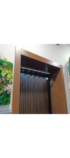 Светильник беспроводной плоский 80 см. | Пластик, Белый, 805 х 40 х 10 мм