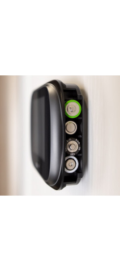 Видеоглазок Лайт Smart B | Чёрный, Диаметр (внешней части глазка): 30 мм