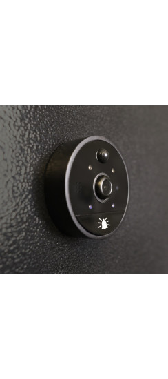 Видеоглазок S62 Wi-Fi | Черный, серый, Внешний: 65*10мм Внутренний блок 145*95*25мм