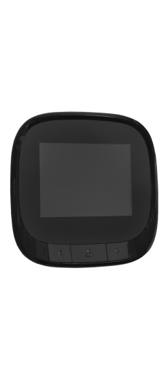 Видеоглазок Лайт Smart | Черный, Внешние: диаметр 30 мм.  Внутренние: 80*80*20 мм.