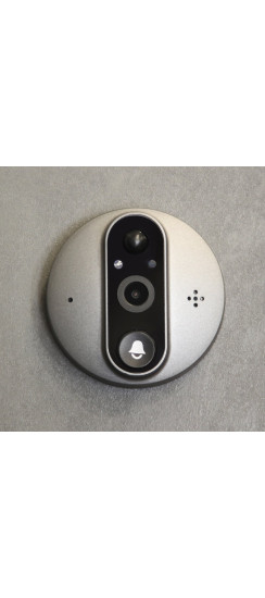 Видеоглазок ED-500PA Wi-Fi | Черный, серый, Внешние: 65*15мм Внутренний блок: 140*85*20мм