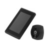 Видеоглазок Look 5 new | Черный, Внутренний блок 135х76х15,5 мм Наружный блок 62x62x15 мм