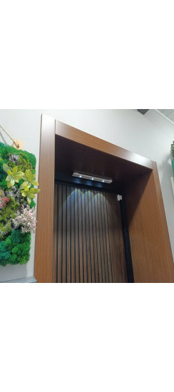 Светильник беспроводной плоский 40 см. | Пластик, Белый, 400 х 40 х 10 мм