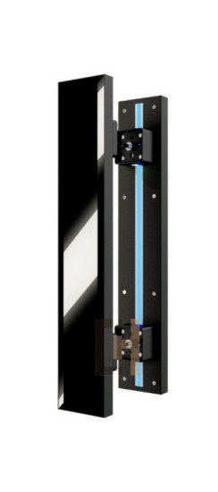 Арт. 125х35 Glass Facet Premium Black, L-700 мм