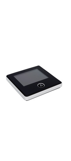 Видеоглазок Look smart | Черный \ хром, Внутренний блок 90x88,5x8 мм Наружный блок 55x55x13 мм