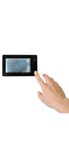 Видеоглазок Look S6 Pro Wi-Fi | Черный, Внешний: 65*10мм Внутренний блок 135*85*20мм