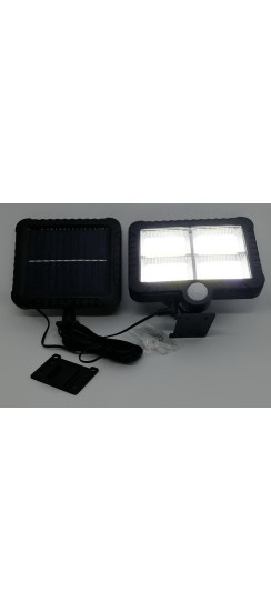 Уличный светильник LF1530 | Пластик, Чёрный, Блок светильника 150*110*40 мм Блок солнечной батареи 130*115*15 мм