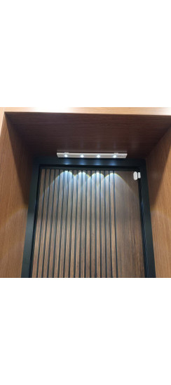 Светильник беспроводной плоский 50 см. | Пластик, Белый, 505 х 40 х 10 мм