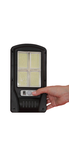 Светодиодный уличный светильник YG-1459 | ABS пластик, Чёрный, 250*120*40 мм