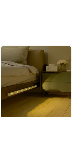 Светильник беспроводной плоский 80 см. | Пластик, Белый, 805 х 40 х 10 мм