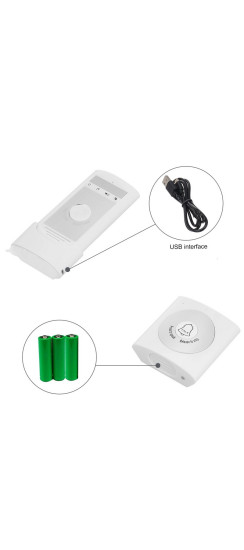 Аудио звонок Speak color | Пластик, Белый + серебро, Белый + золото, Чёрный + серебро, Чёрный + золото, Внешний блок 70*70*30 Внутренний блок 110*50*20