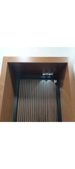 Светильник беспроводной плоский 20 см. | Пластик, Белый, 200 х 40 х 10 мм