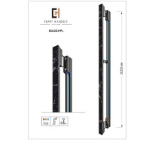 Арт. 60х30 HPL Premium Marble Black, L-2000 мм