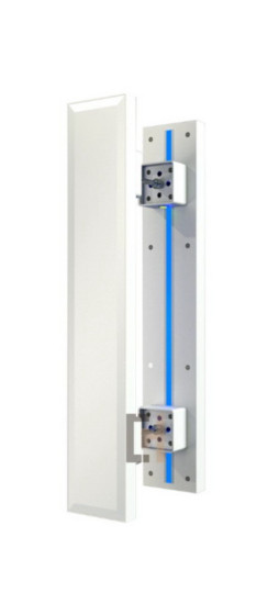 Арт. 125х35 Glass Facet Premium White, L-700 мм