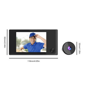 Видеоглазок Лайт МАХ Black