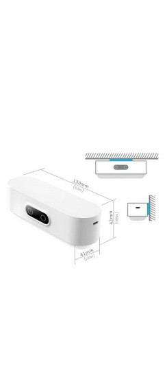 Светильник беспроводной на магнитах | Пластик, Белый, 130 х 42 х 41 мм