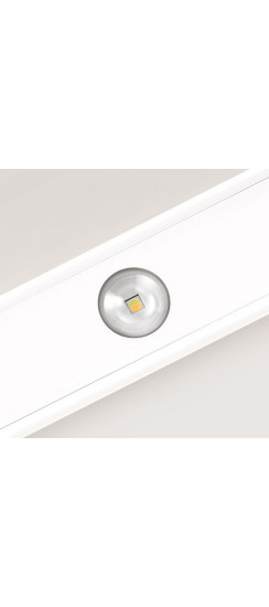 Светильник беспроводной плоский 80 см. | Пластик, Белый, 805 х 40 х 10 мм