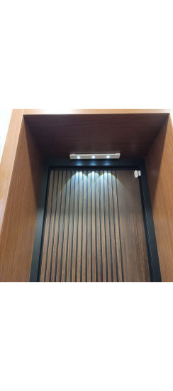 Светильник беспроводной плоский 40 см. | Пластик, Белый, 400 х 40 х 10 мм