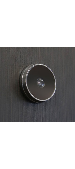 Видеоглазок Лайт Smart | Черный, Внешние: диаметр 30 мм.  Внутренние: 80*80*20 мм.