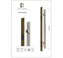 Арт. 70х35 Inox Oak Premium + Dircode, L-1400мм