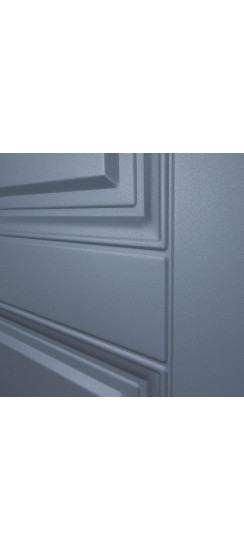 Стальная дверь "Ювентус" с зеркалом | Порошковое покрытие 