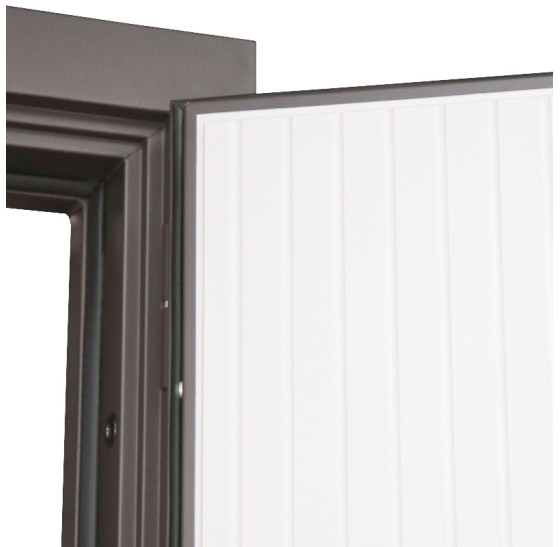 Стальная дверь "Arteon" с окном (терморазрыв 3к) | Два слоя покрытия металла: первый слой - цинкогрунт, второй слой - порошковое покрытие 