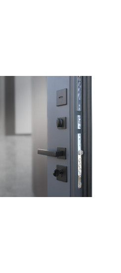 Стальная дверь "Ювентус" с зеркалом | Порошковое покрытие 