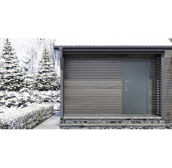 Стальная дверь "Антарктида" (терморазрыв 3к) | Порошковое покрытие 