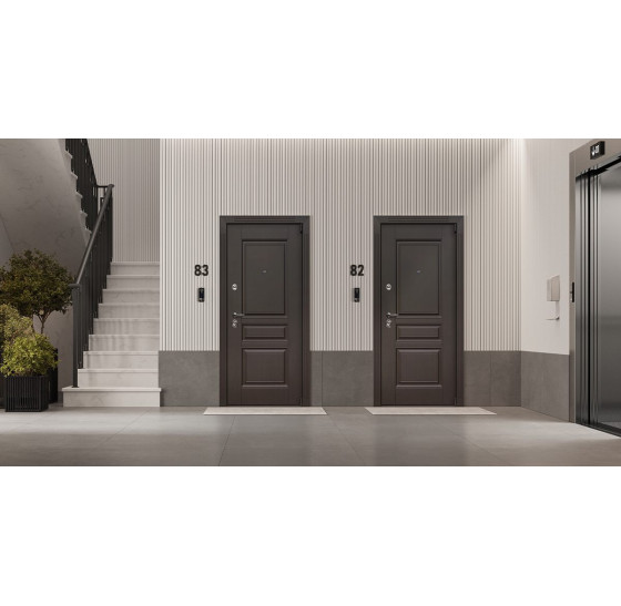 Стальная дверь "Гермес NEW" | Порошковое покрытие 