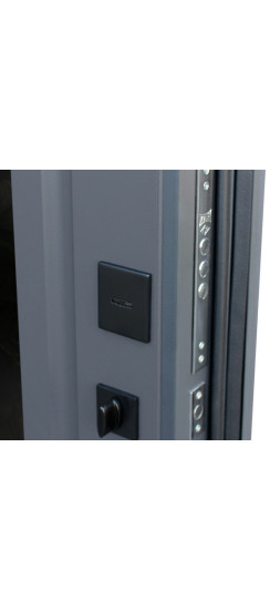 Стальная дверь "Гермес" Неоклассика с зеркалом "Elit" | Порошковое покрытие 