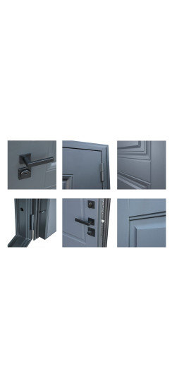 Стальная дверь "Ювентус" | Порошковое покрытие 