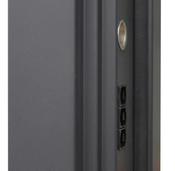 Стальная дверь "Trento" с окном (терморазрыв 3к) | Два слоя покрытия: первый слой - цинкогрунт, второй слой - порошковое покрытие  