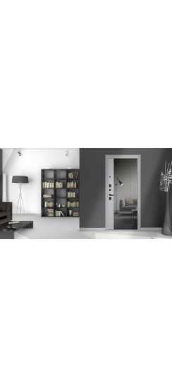 Стальная дверь  "Беркут" с зеркалом | Порошковое покрытие 