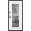 Стальная дверь Норильск с зеркалом (терморазрыв 3к) | Порошковое покрытие 