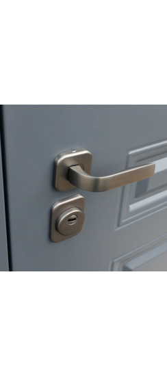 Стальная дверь "Барселона" с зеркалом | Порошковое покрытие 