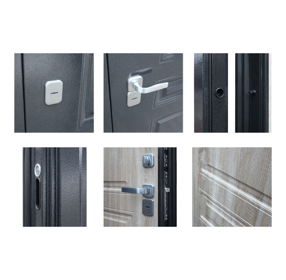 Стальная дверь "Диксон" (терморазрыв 3к) | Порошковое покрытие 