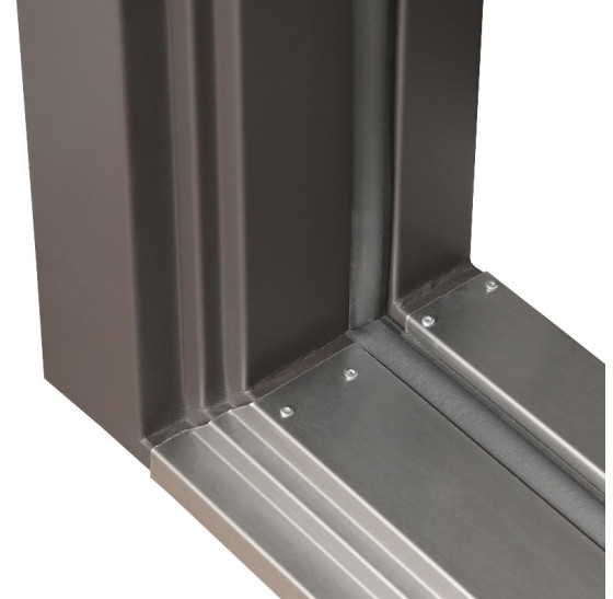 Стальная дверь "Arteon" с окном (терморазрыв 3к) | Два слоя покрытия металла: первый слой - цинкогрунт, второй слой - порошковое покрытие 