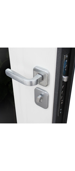 Стальная дверь "Арсенал" с зеркалом | Порошковое покрытие 