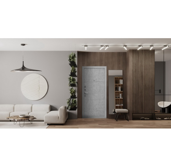 Стальная дверь "Спартак Б" от фирмы Ателье Стальных Дверей | Порошковое покрытие 