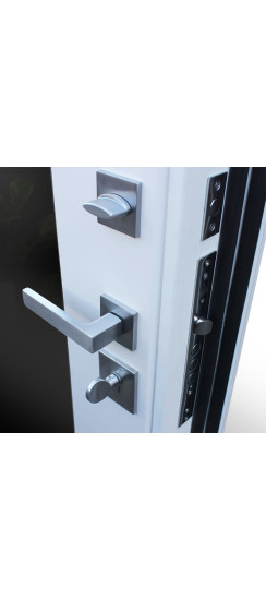 Стальная дверь "Эверест" с зеркалом | Порошковое покрытие 